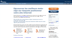Desktop Screenshot of keyworddiscovery.fr